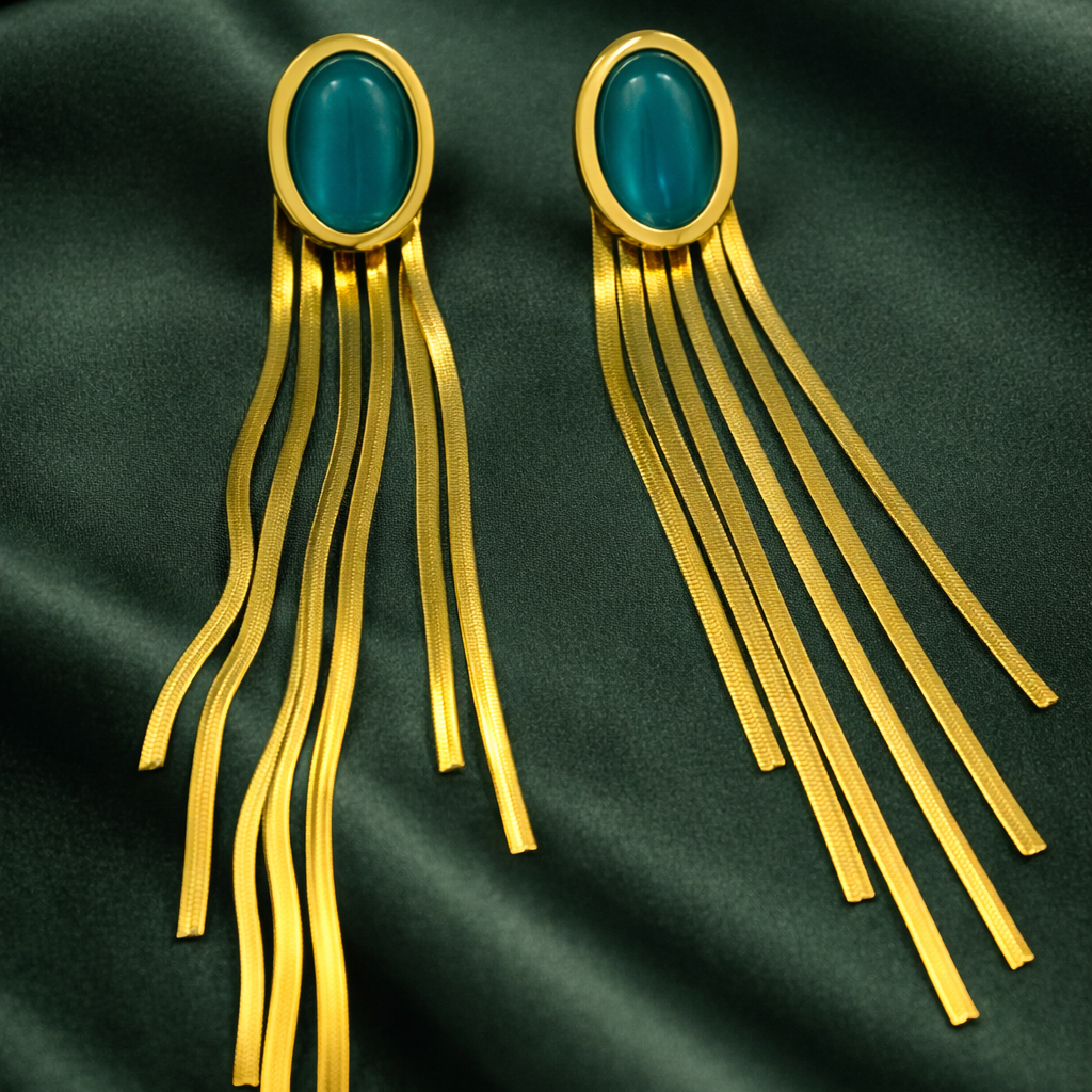 Turquoise  Flow Earrings