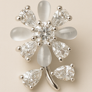 Blooming Wisdom Crystal Stud