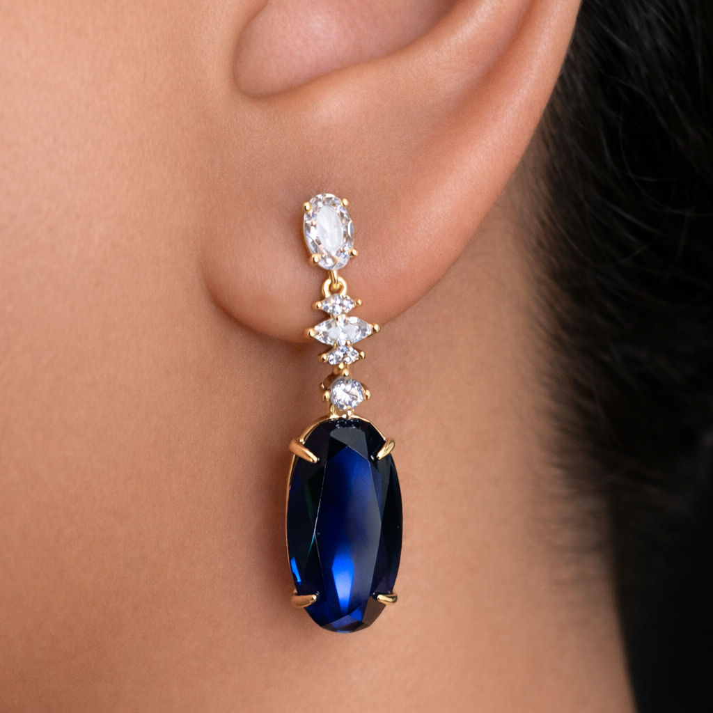 Midnight Grace Drop Earrings