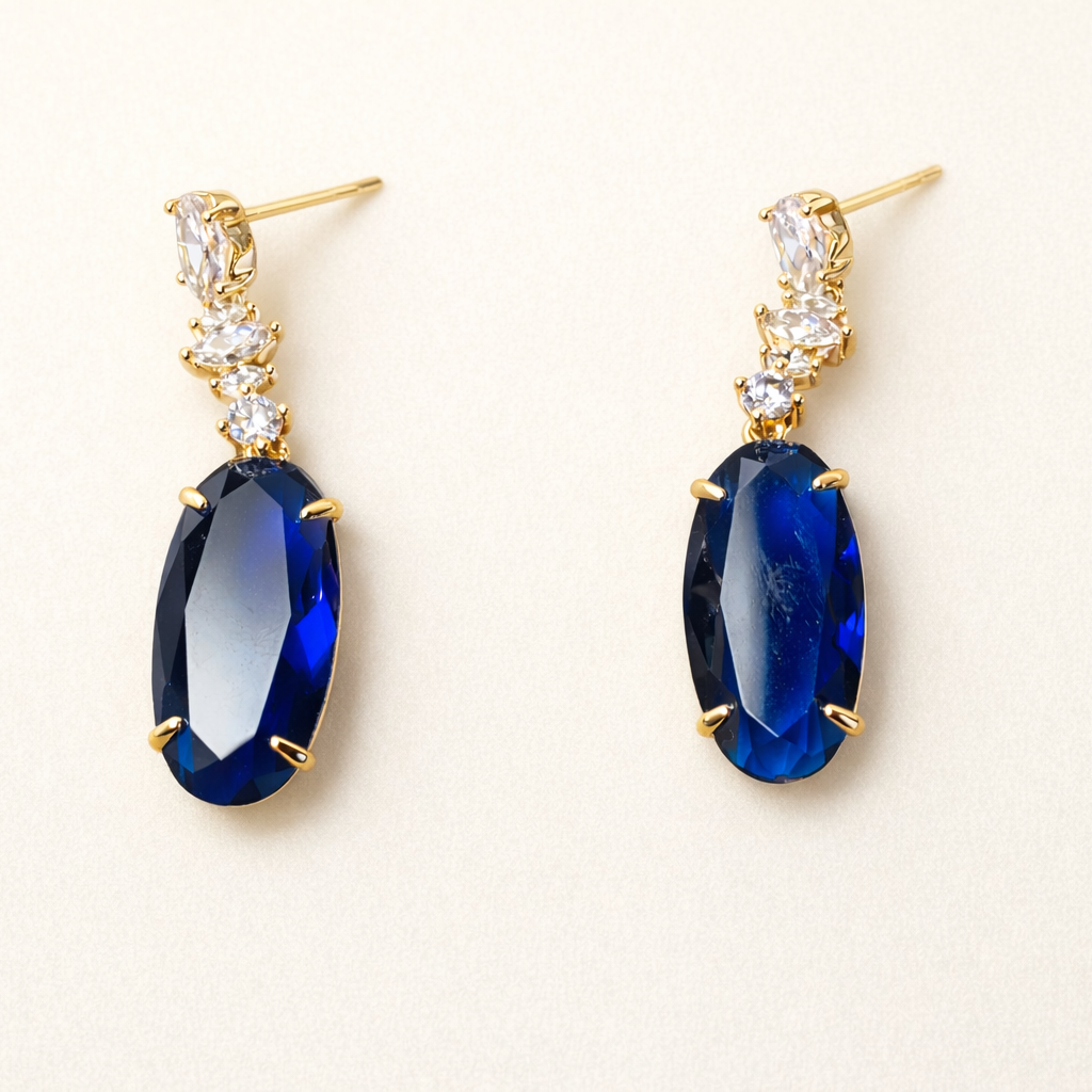 Midnight Grace Drop Earrings