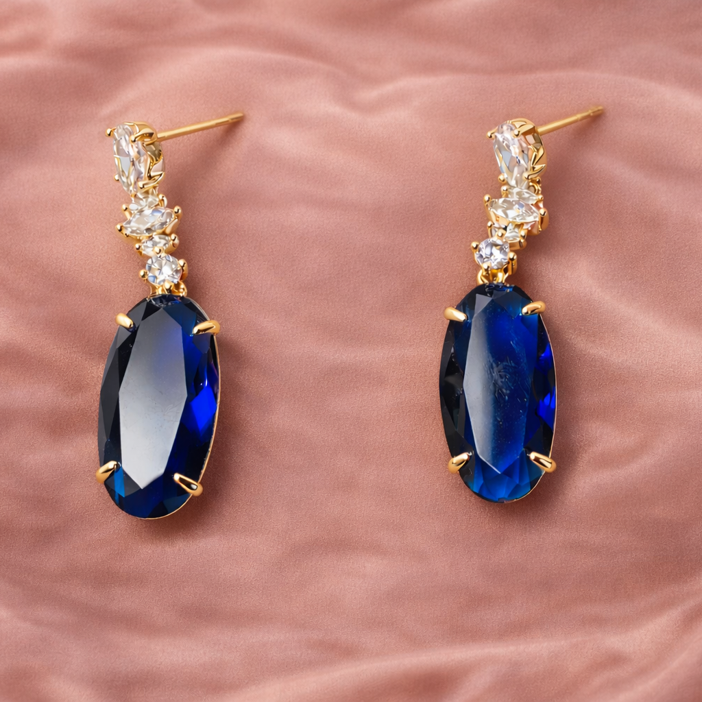 Midnight Grace Drop Earrings