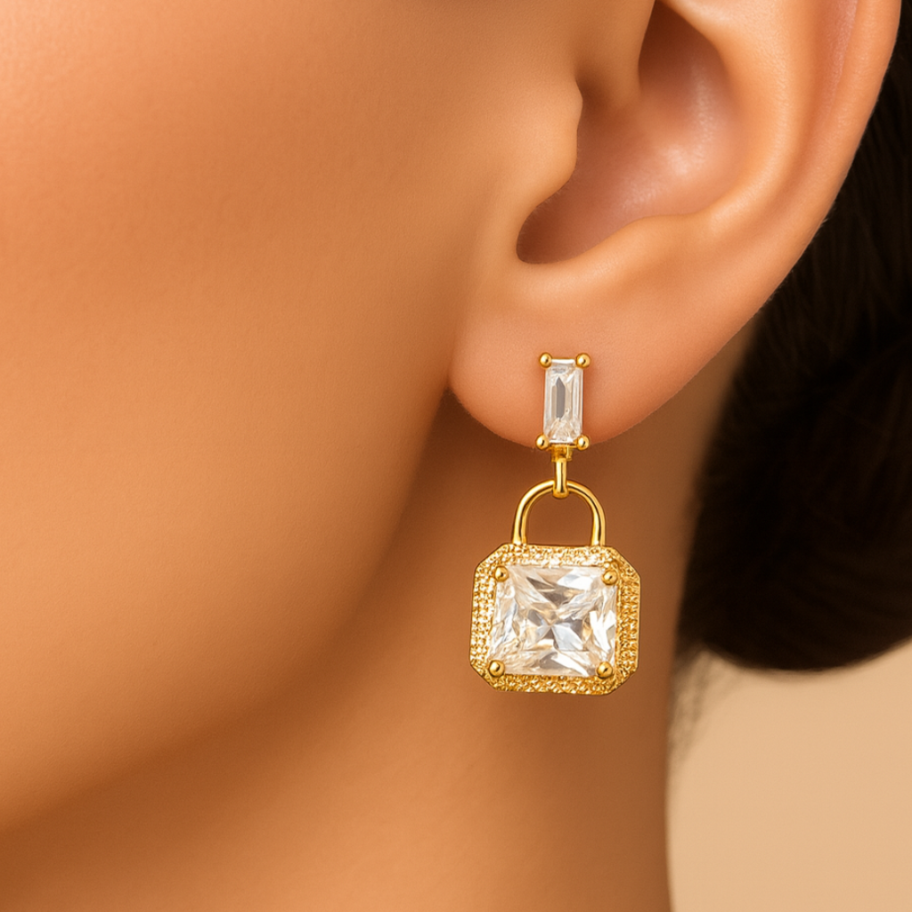 Clarity Lock Confidence Earrings