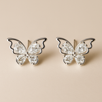 Butterfly Crystal Studs
