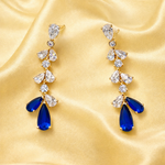 Azure Clarity Drop Earrings