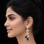 Azure Clarity Drop Earrings