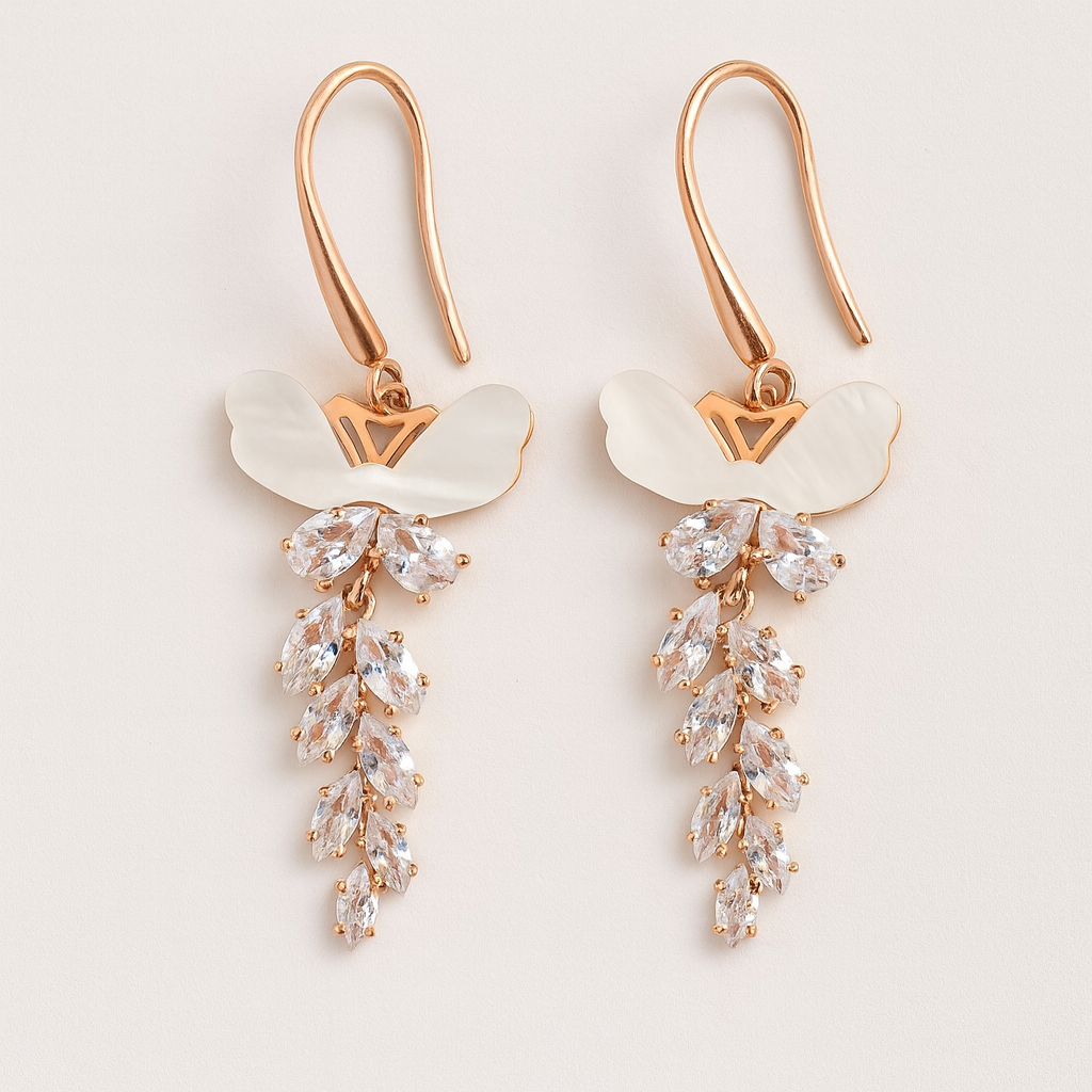 Ethereal Bloom Drop Earrings