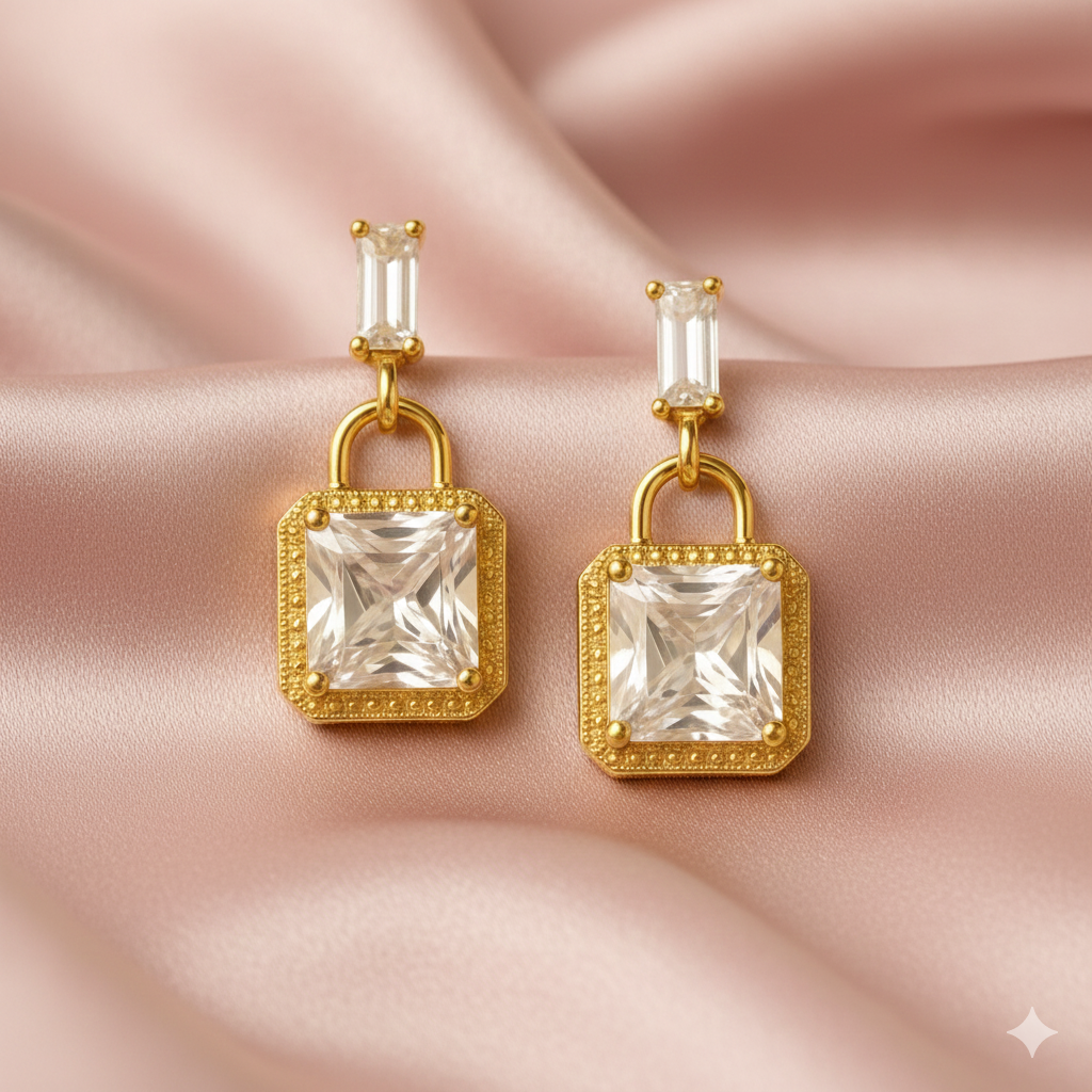 Clarity Lock Confidence Earrings