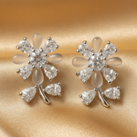 Blooming Wisdom Crystal Stud