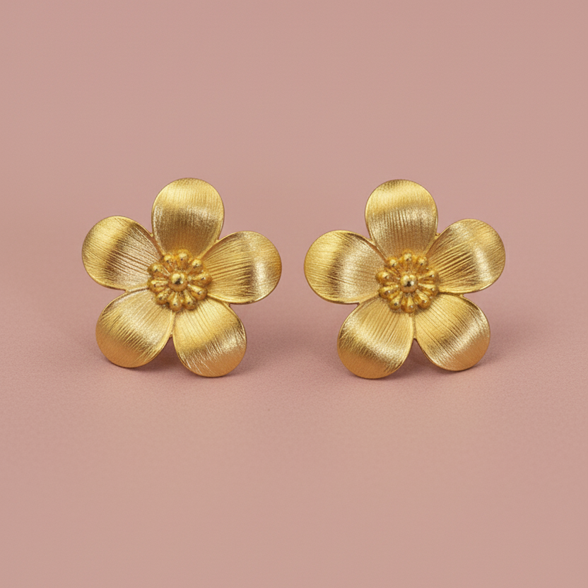 Golden Bloom Studs