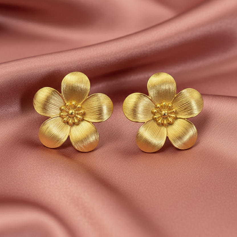 Golden Bloom Studs