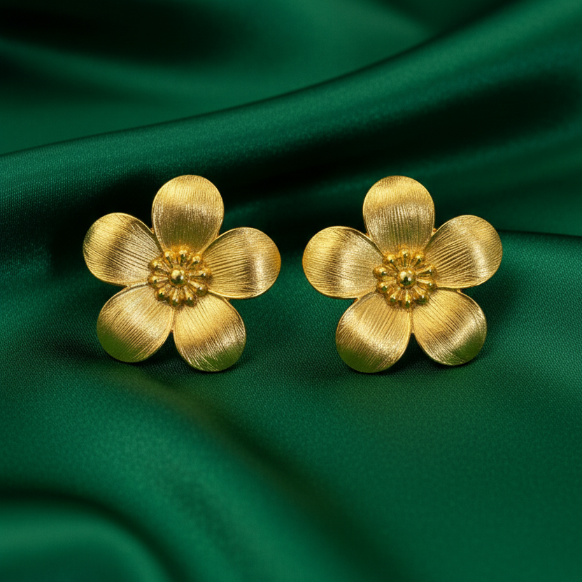 Golden Bloom Studs