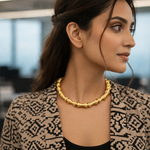 Golden Coil Choker
