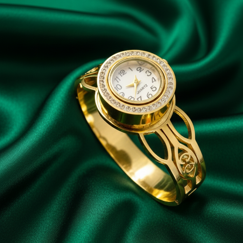 G Golden Tone Bracelet Watch