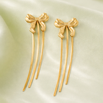 Graceful Bow Flow Earrings