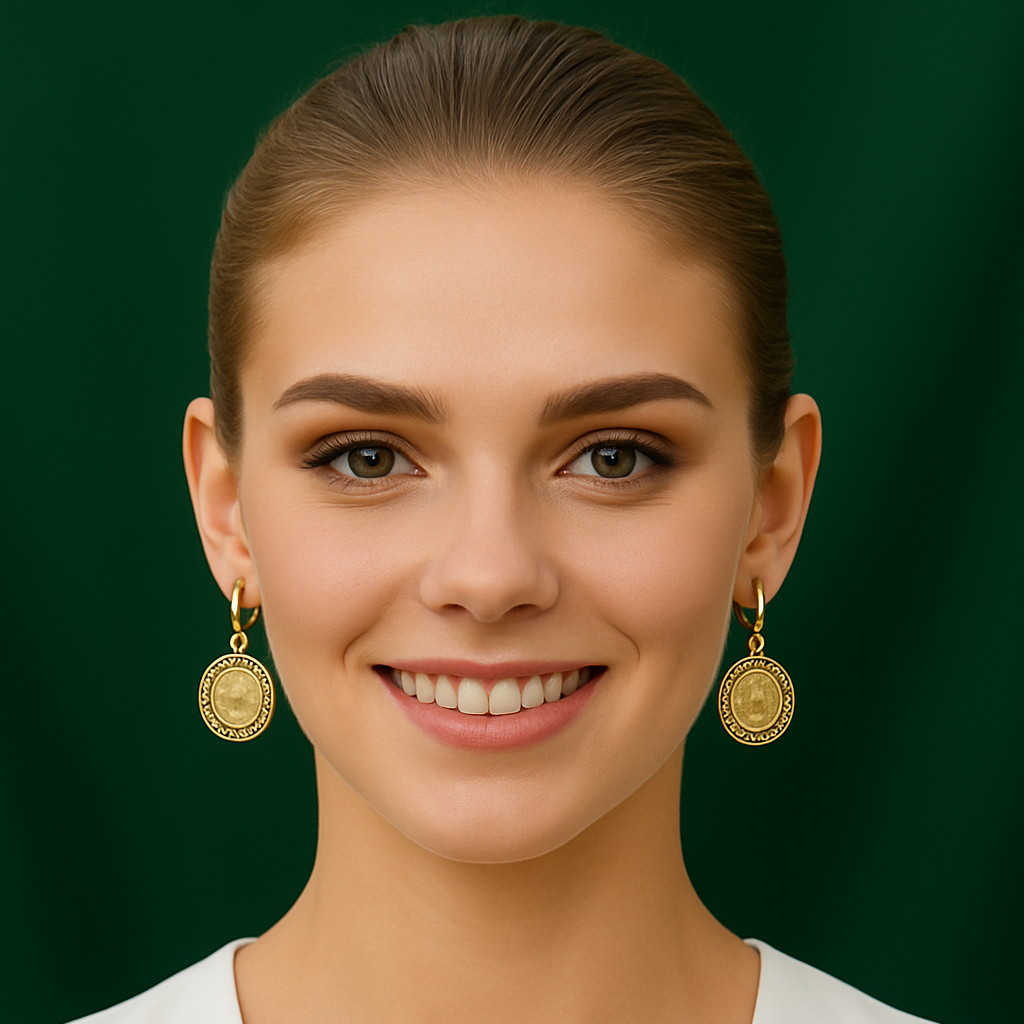 Regal Focus Medallion Hoops