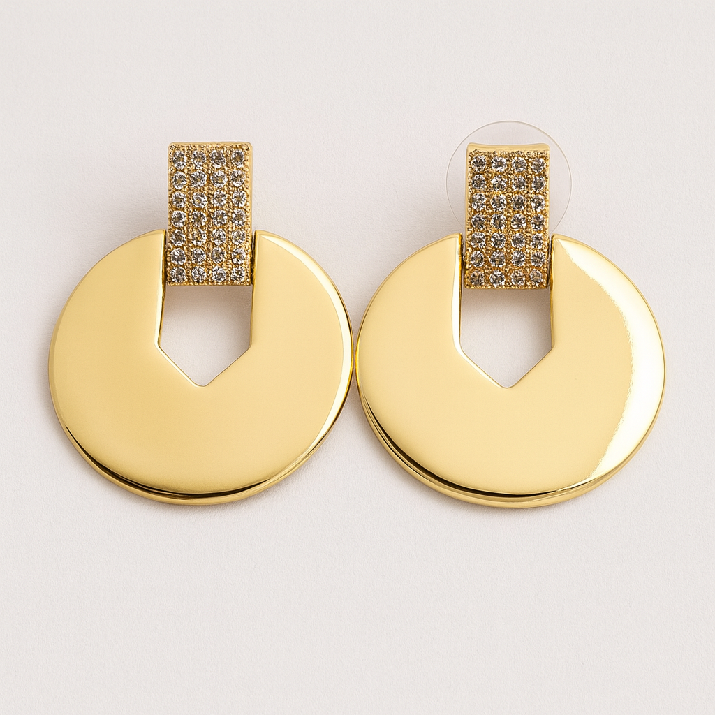 Regalia Gold Statement Hoops