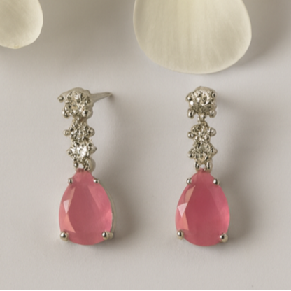 Rose Elegance Necklace and Earrings Set