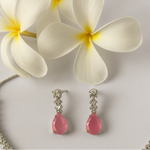 Rose Elegance Necklace and Earrings Set