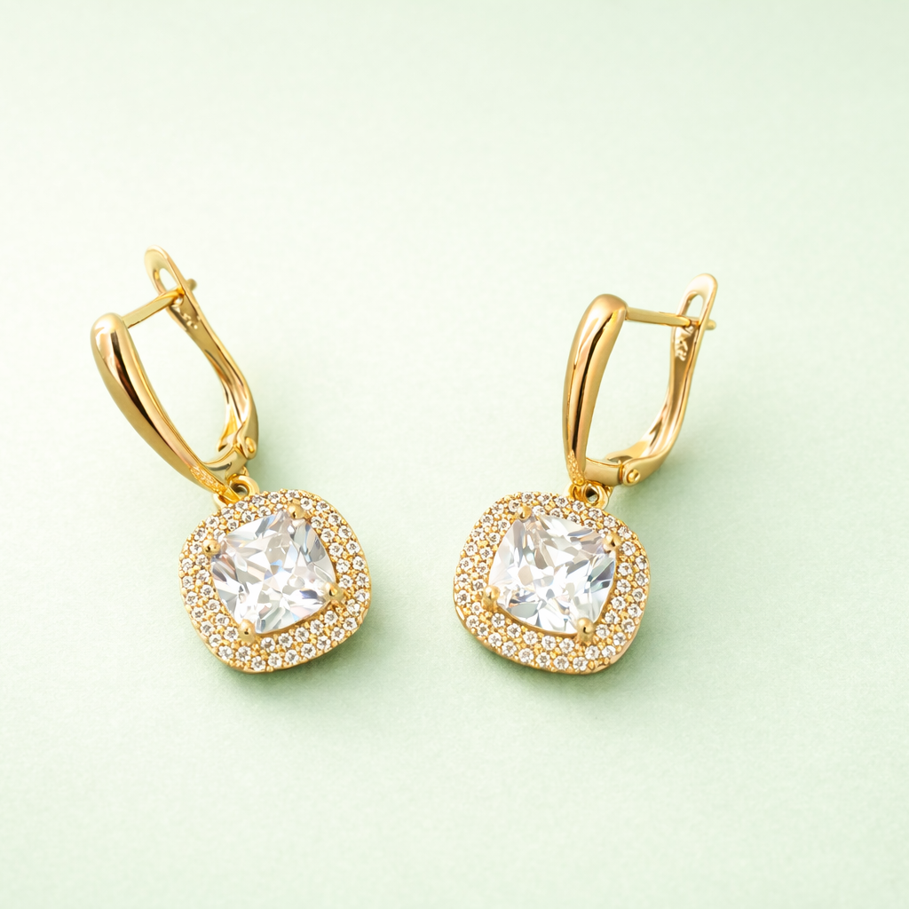 Golden Drops Earrings