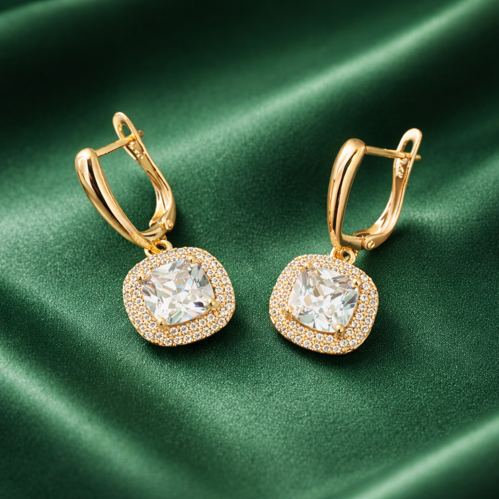 Golden Drops Earrings