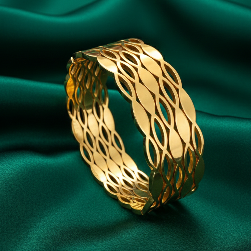 Modern Gold Mesh Bracelet