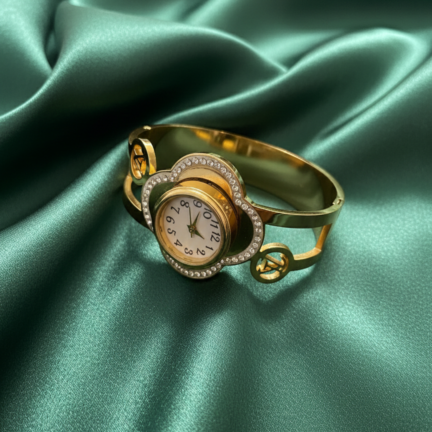 VL Classic Gold Tone Watch