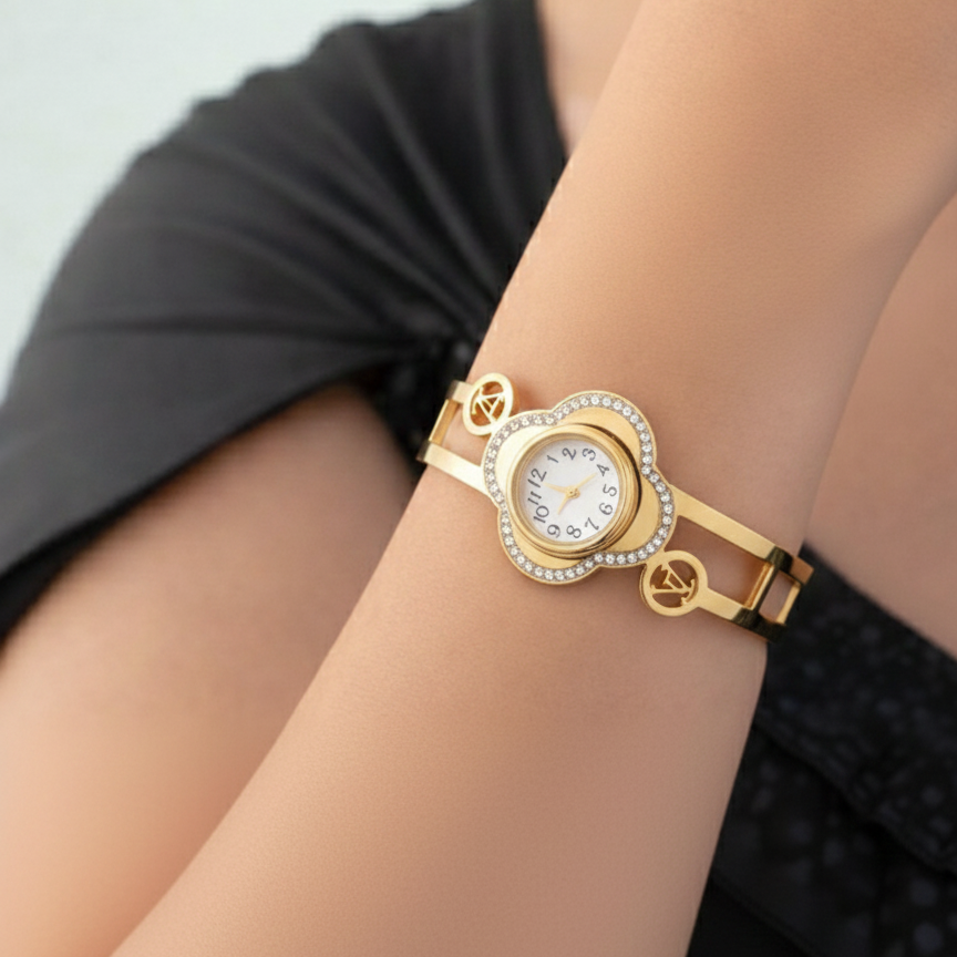 VL Classic Gold Tone Watch