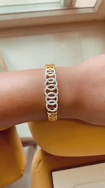 Infinity Grace Gold Bangle with premium packaging